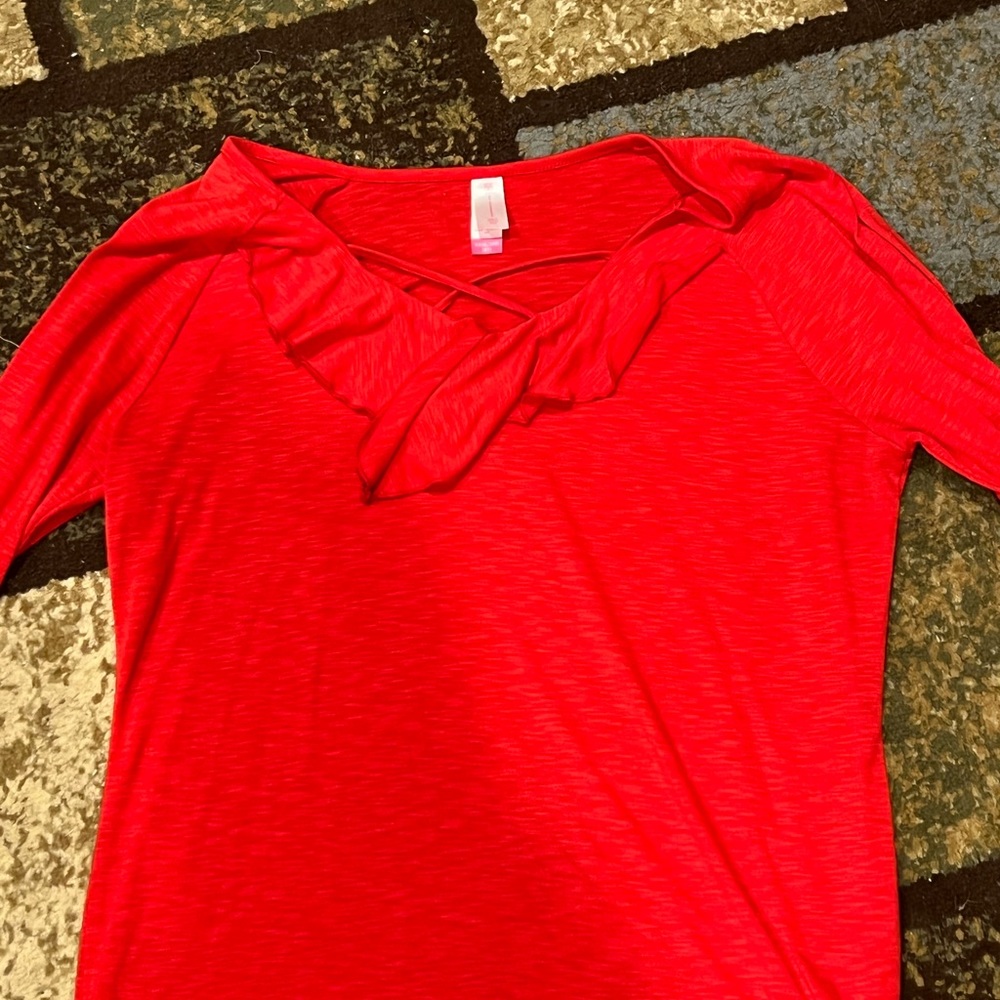 Red shirt only wore once or twice